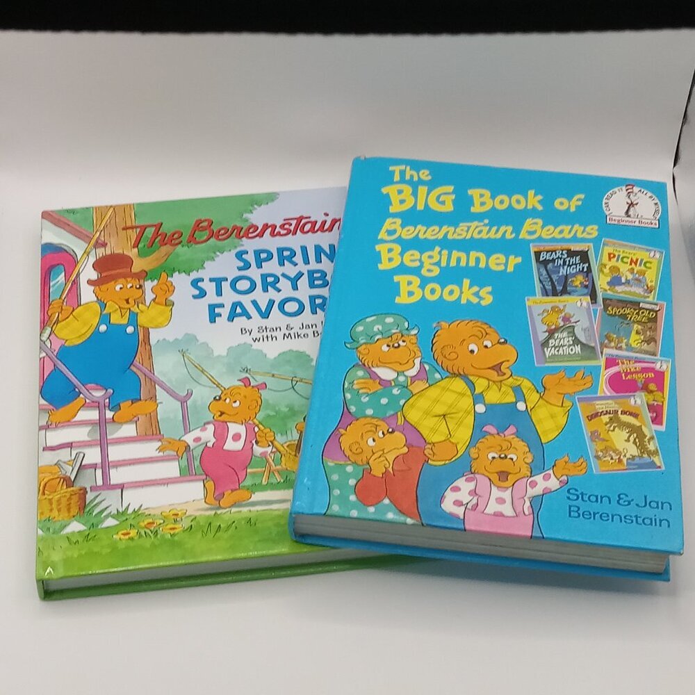 BERENSTAIN BEARS Hardcover Storybooks Beginner Read Set of 2